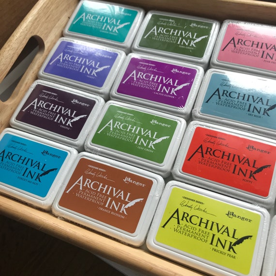 Ranger Archival Ink Dye Ink Pad 28 COLOUR OPTIONS Rubber Stamping Ink 