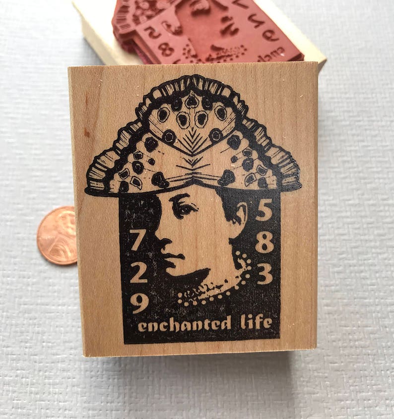 Enchanted Life Renaissance Rubber Stamp image 3