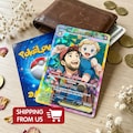 Custom Father's Day Card , Personalized Pokedad Card, Gift For Dad, Trainer Card, Father's Day Gift, Gifts From Kids, Custom Pokemon Card