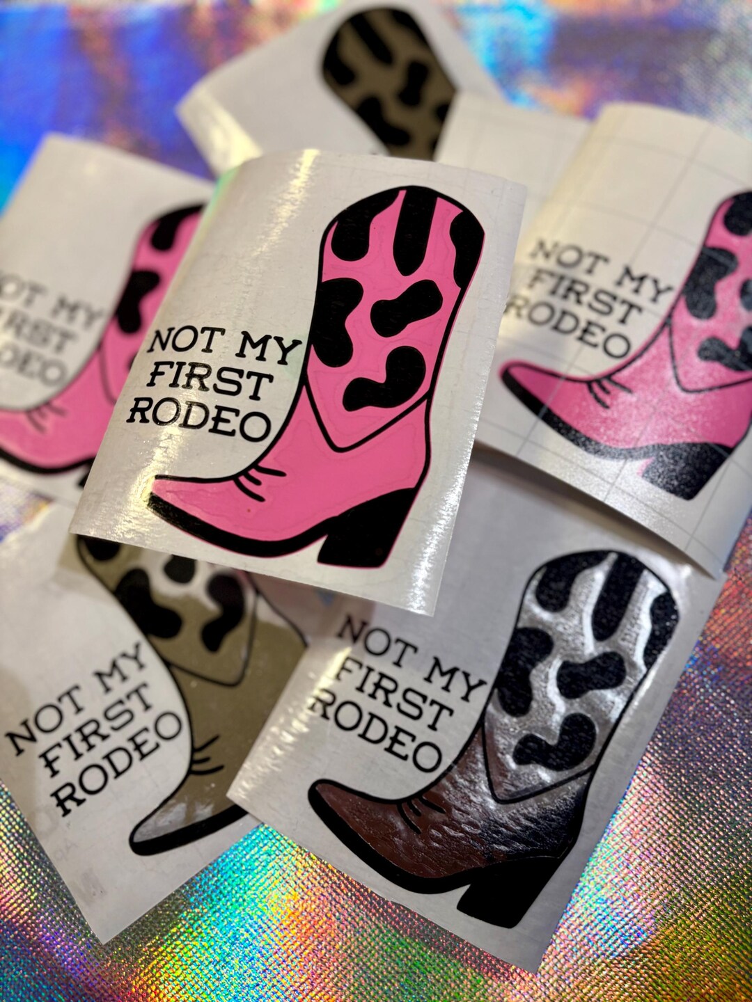 Not My First Rtodeo Labels Not My First Rodeo Cowgirl Decal | Waterproof Vinyl Decal for Laptops ...