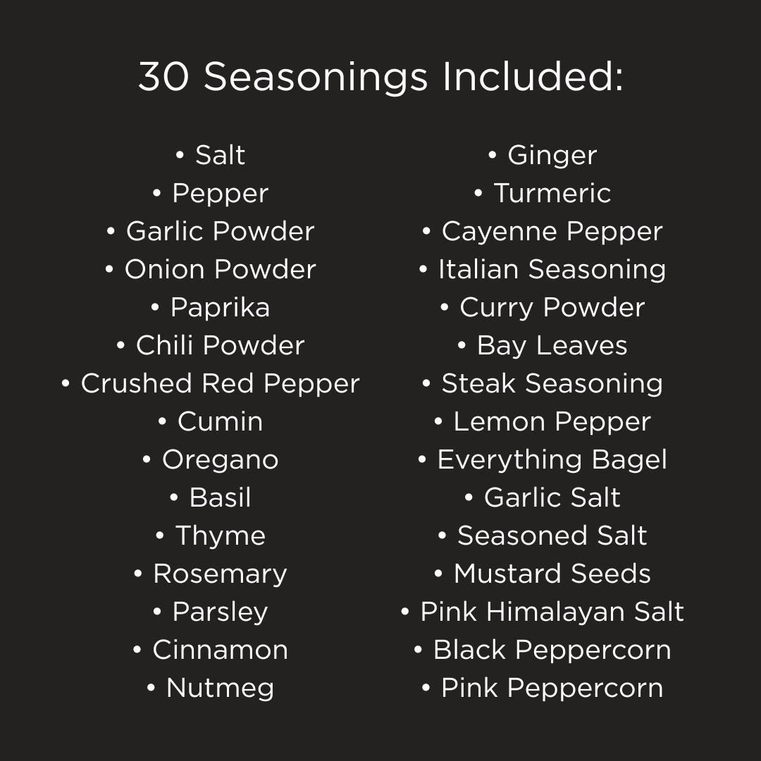 30 Seasoning Container Labels With Customizations Available ...
