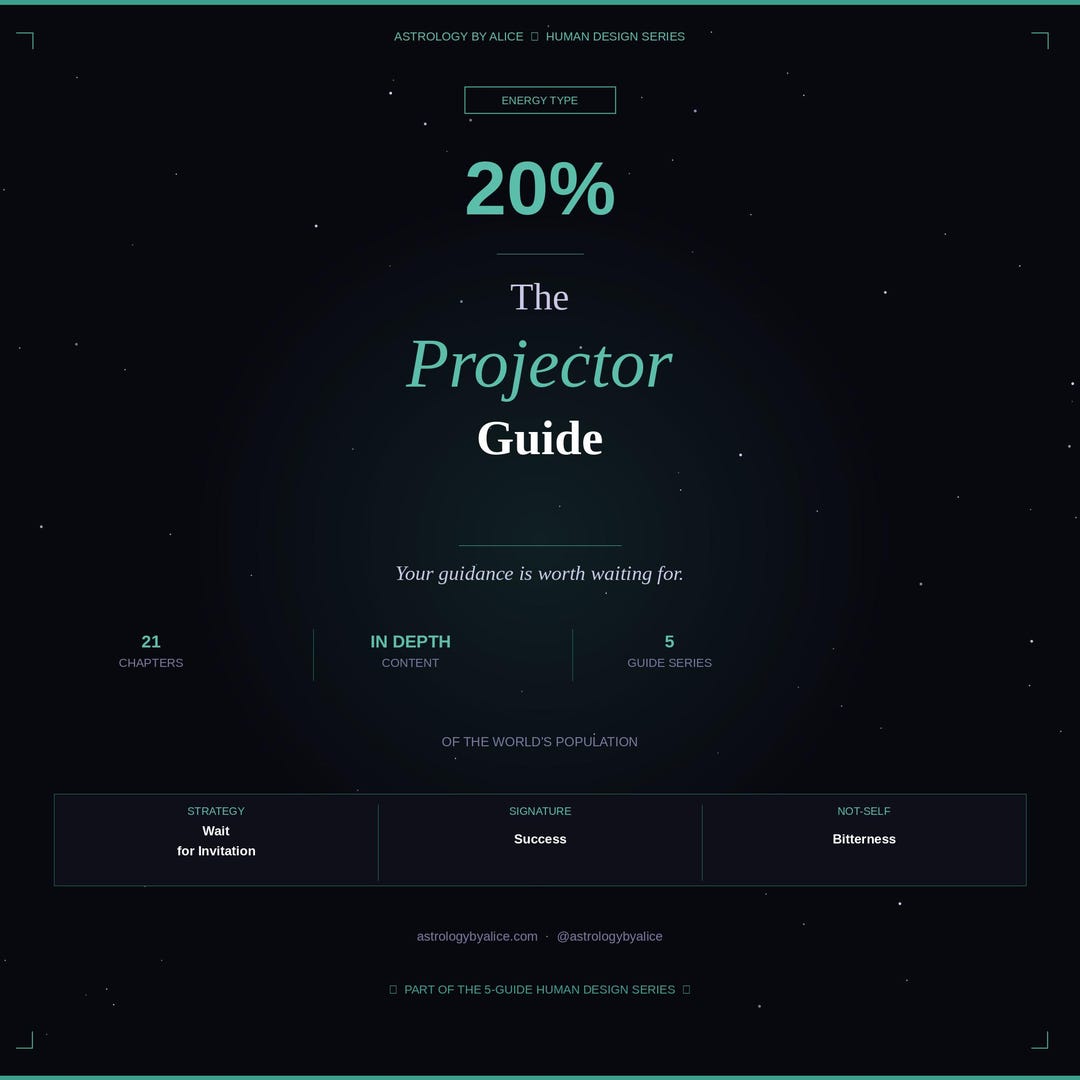 Human Design Projector Guide | Printable HD Type Workbook | Projector ...