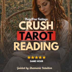 Crush Tarot Reading, Their True Feelings Tarot Reading, In-Depth Crush Reading for Clarity & Hidden Emotions, Hidden Feelings Tarot Reading