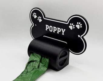 Personalised Outdoor Dog Poop Bag Dispenser, a MUTT-have garden accessory for dog owners