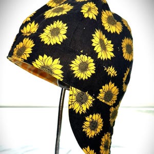 Gebänderte 6-Panel Schweißermütze Gr. 7 - 8 (9 Größen)