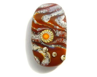 Autumn Lampwork Focal Bead