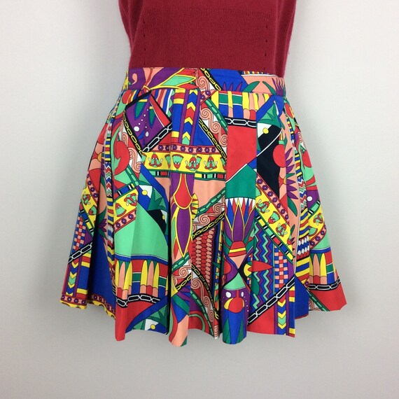 Vintage HEAD tennis skirt, fun tennis skirt, pleat