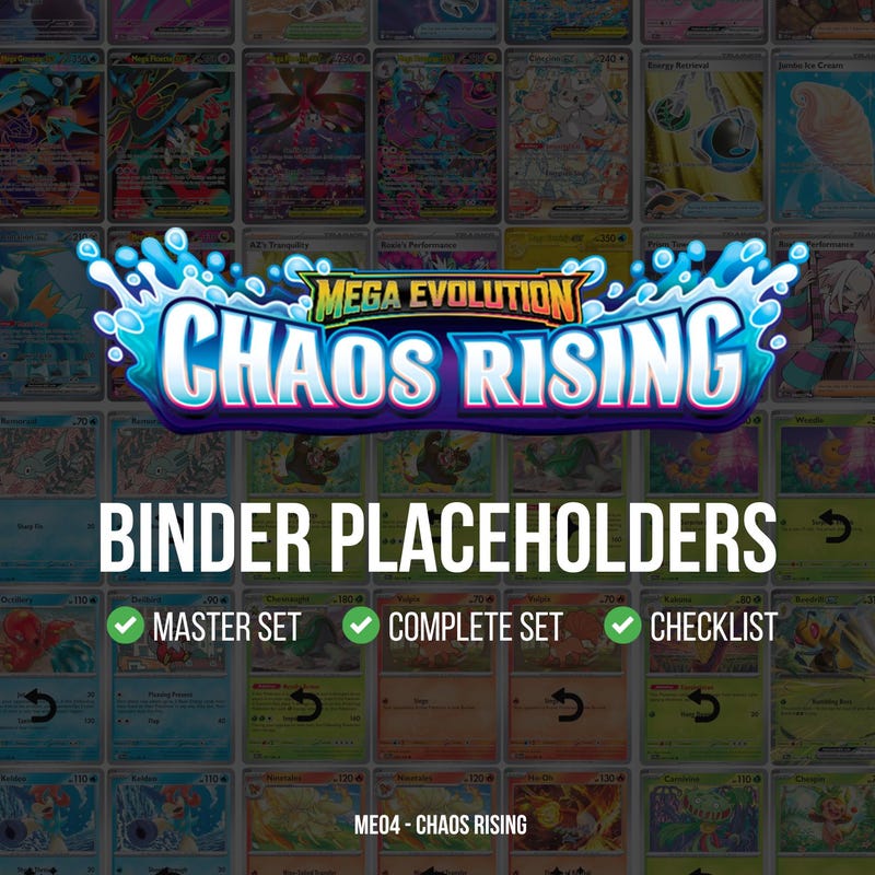 Chaos Rising Binder - Etsy