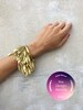Jewelry Category Winner: Etsy Design Awards 2020 - seed dangle bracelet, little gold leafs bracelet, mobil bracelet, nature inspired 