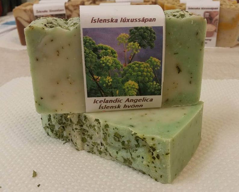 Icelandic Angelica Islensk Hvönn Luxury Icelandic Vegan Handmade soap Angelica image 1