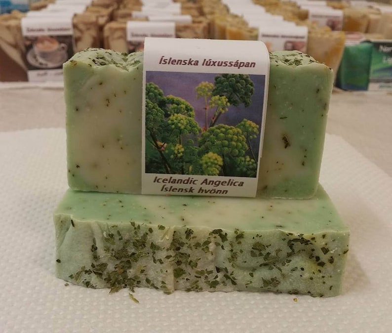 Icelandic Angelica Islensk Hvönn Luxury Icelandic Vegan Handmade soap Angelica image 4