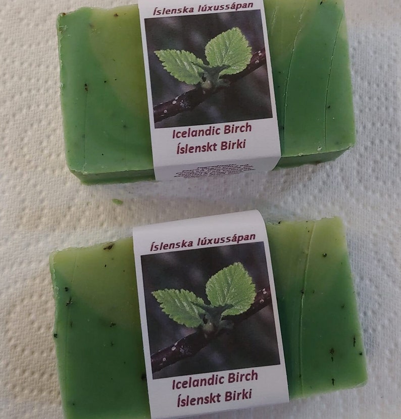 Icelandic Birch Islenskt Birki Luxury Icelandic Vegan Handmade soap Crackling Brich image 7