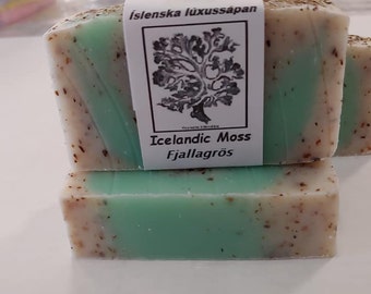 Icelandic Moss Soap  -  Luxury Icelandic Vegan Handmade soap - Fjallagros