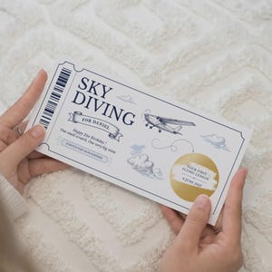 Personalised Aviation Experience Scratch Card for an Adventure Surprise