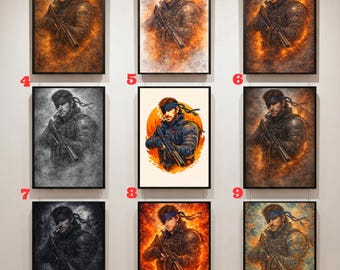 オタコン＆スネーク アクリルチャーム [ MGS ] - Etsy 日本