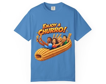 Churro Ride T-Shirt | Theme Park Snack Design
