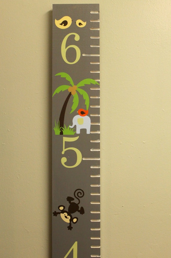 Jungle Themed Growth Chart