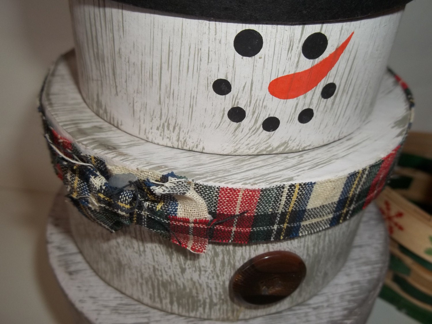 Vintage Snowman Stacking Boxes 8 pc Stacking Box Snowman ABC Etsy