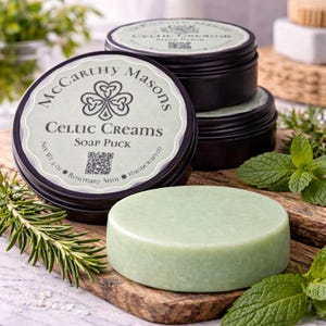 McCarthy Masons keltische Cremes Talg Seife Puck