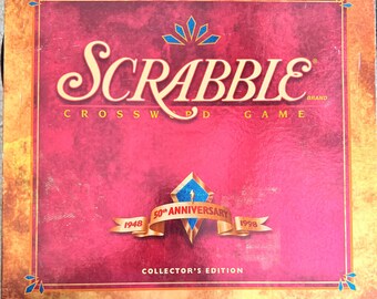 Vintage 50th anniversary Scrabble