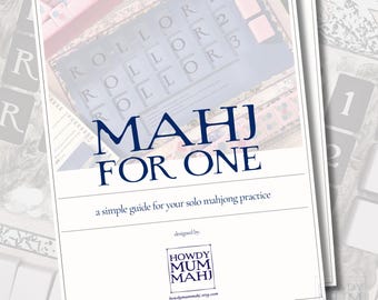 Mahj for One Guide | How to Play American Mahjong Solo & Strategy (Digital Download)