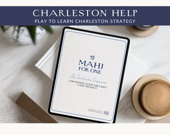 Strategiegids Amerikaans mahjong Charleston | Mahj pdf-werkboek voor beginners | Afdrukbare Mahjong-referentie- en oefenpuzzels
