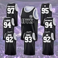 Custom BTS Basketball Jersey, Bangtan Boys Tank Top Jersey, 2026 World Tour Jersey for Teen Girl Women Fan Gift