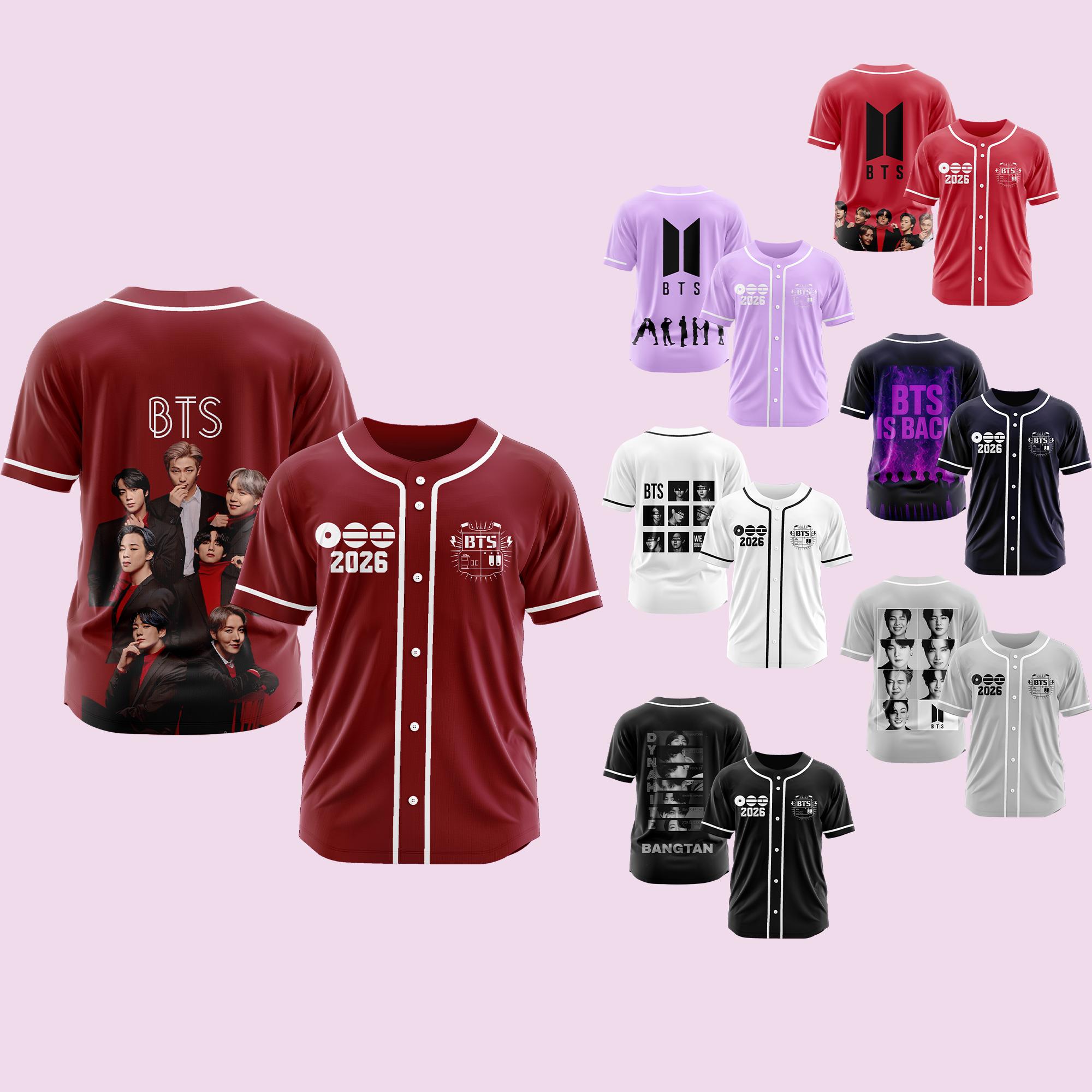Bts World Tour Baseball Jersey - Etsy Canada