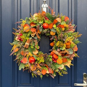 Autumn wreath | Natural | Rustic | Berry | Dried Fruit | Woodland Walk Wreath