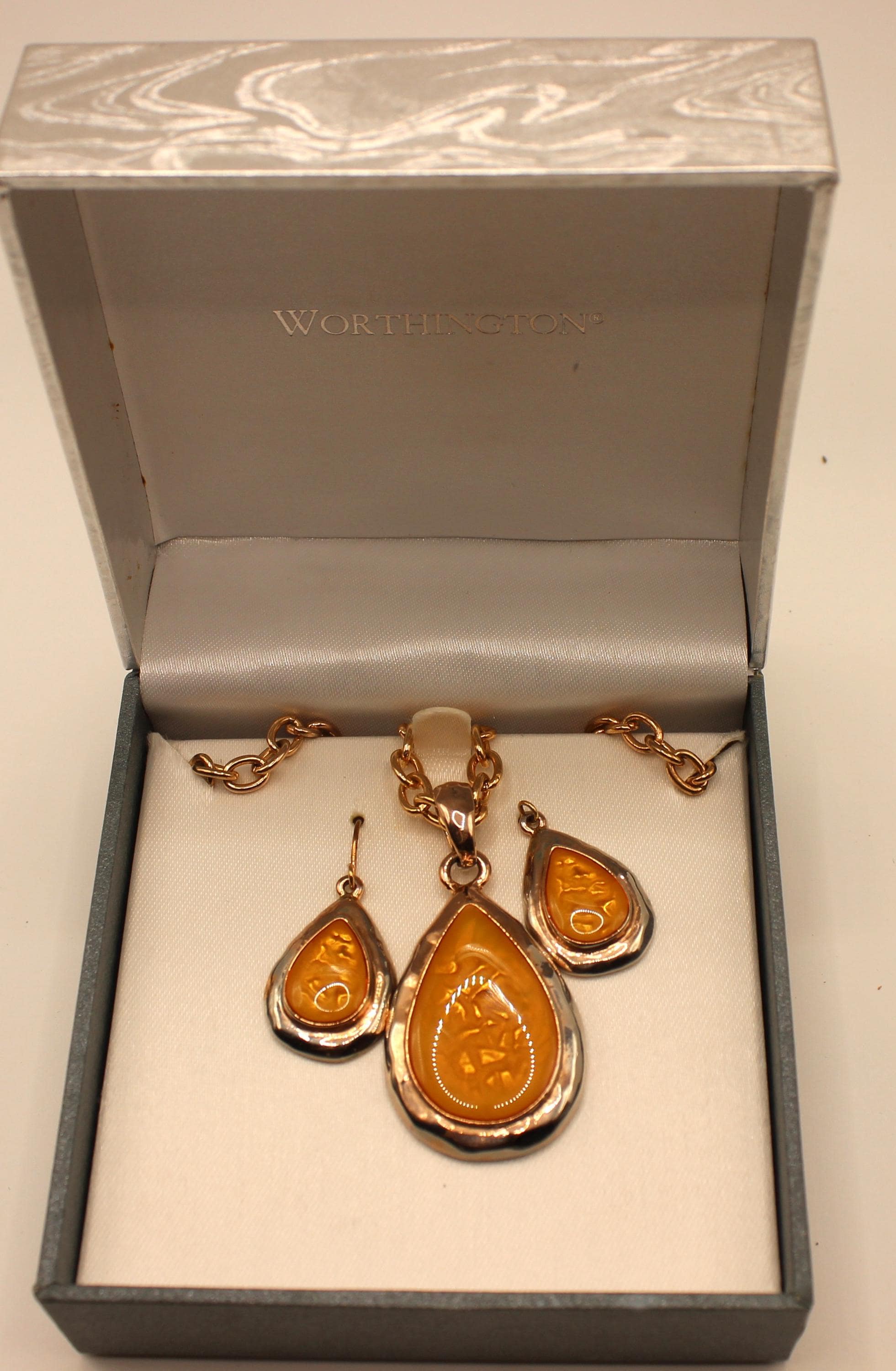 Set De Bijoux Kenneth Cole - Collier Et Boucles D'oreilles Assortis - Neuf Avec étiquettes