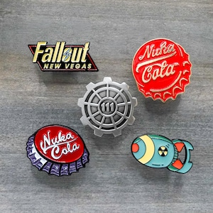 Nuka World Enamel Pins