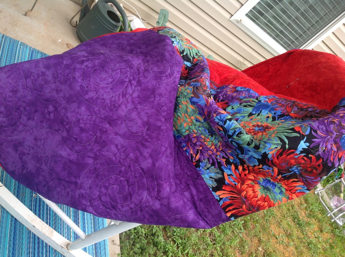 Quilt/throw Snails Trails Al Fresco Etsy