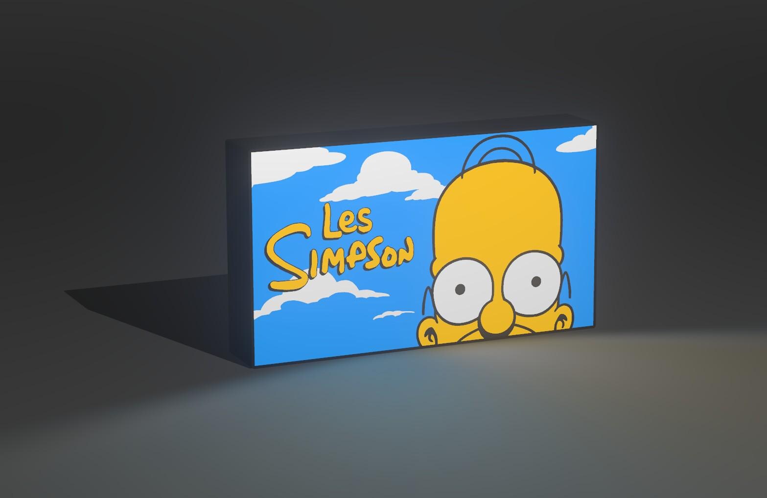 Homer Simpson Led - Etsy