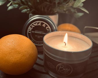Orange and Goji Massage Candle