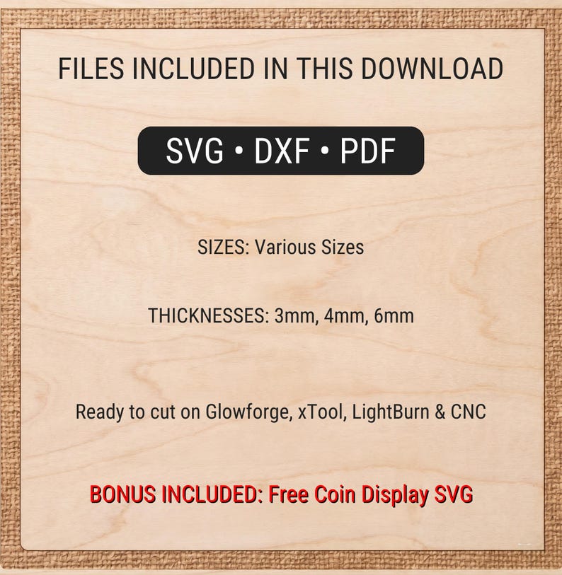 Drill Stand Laser Cut File | SVG DXF PDF for Glowforge & Xtool + Bonus ...