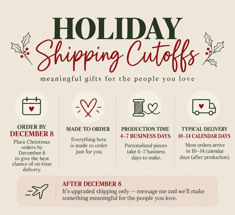 The image is a promotional graphic for Life x Design Studio Co., featuring a question about when a customer will receive their order. The graphic provides an estimated delivery time for the order, which is between 3-5 business days. The estimated delivery time is based on the production and shipping process, and it is noted that the delivery dates cannot be guaranteed.