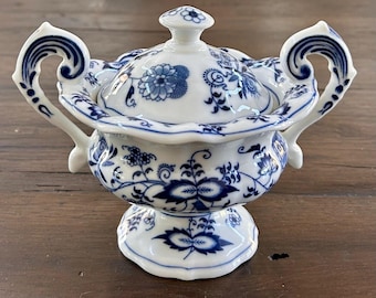 Blue Danube Covered Sugar Bowl