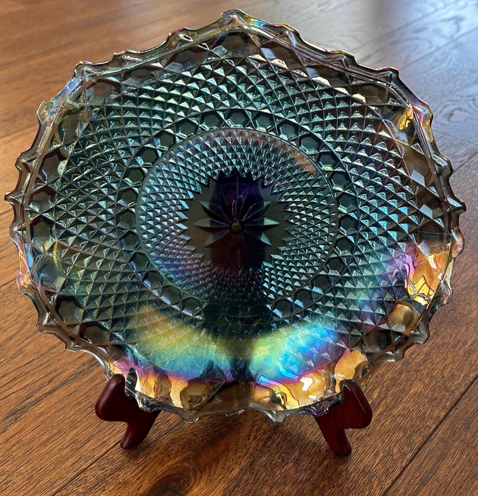 Blue Indiana Diamond Glass - Etsy