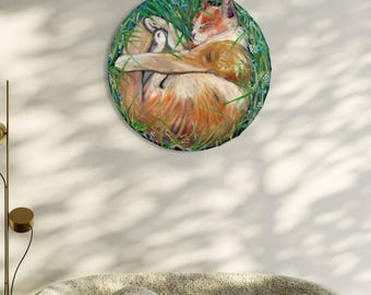 絵画「夢見る人」（30cm）