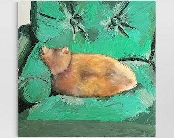 Painting "Couch Potato" (50x50cm)