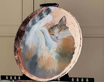 Painting "Golden Hour" (30 cm)