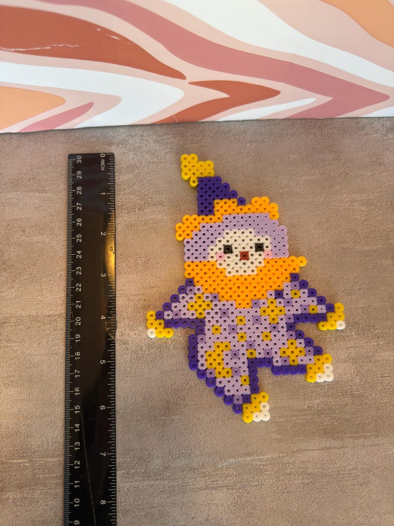 Clown Perler Bead / Cute Clown Perler / Clown Fuse Bead / Clown Kandi ...