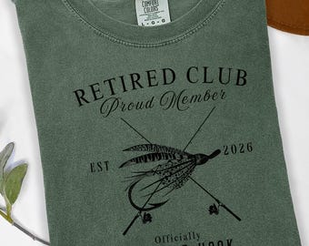 O-Fish-Ally Retired Shirt For Fishing Lover Custom 2026 Est Shirt For Funny Retirement Gift Fisherman Tee Retired Dad Husband Coworker Gift