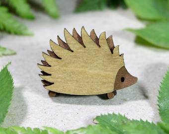 Hedgehog Brooch - Woodland Collection