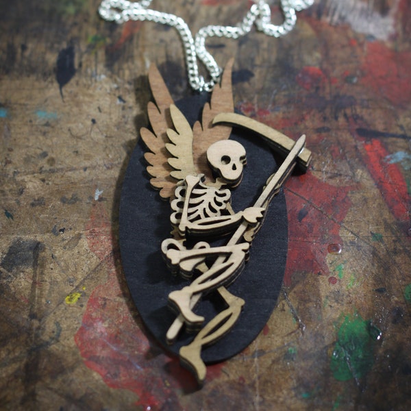 Angel Pendant Necklace - Skelly Collection