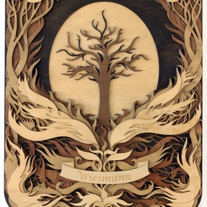 Tree of Life with custom text image 1