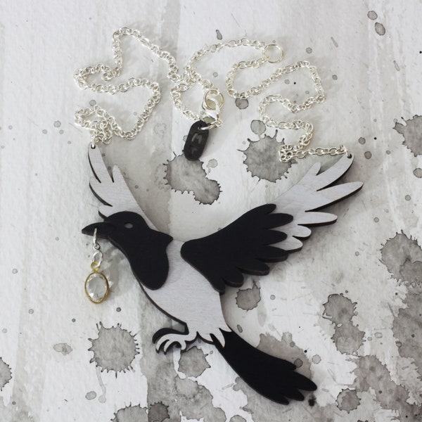 Magpie Thief Necklace - Omens Collection