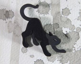 Cat Brooch - Omens Collection