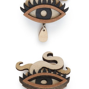 Mourning Eye Brooch Afterlife Collection image 2