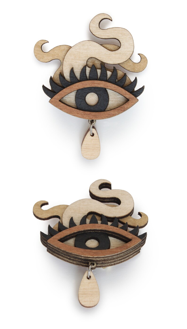 Mourning Eye Brooch Afterlife Collection image 2